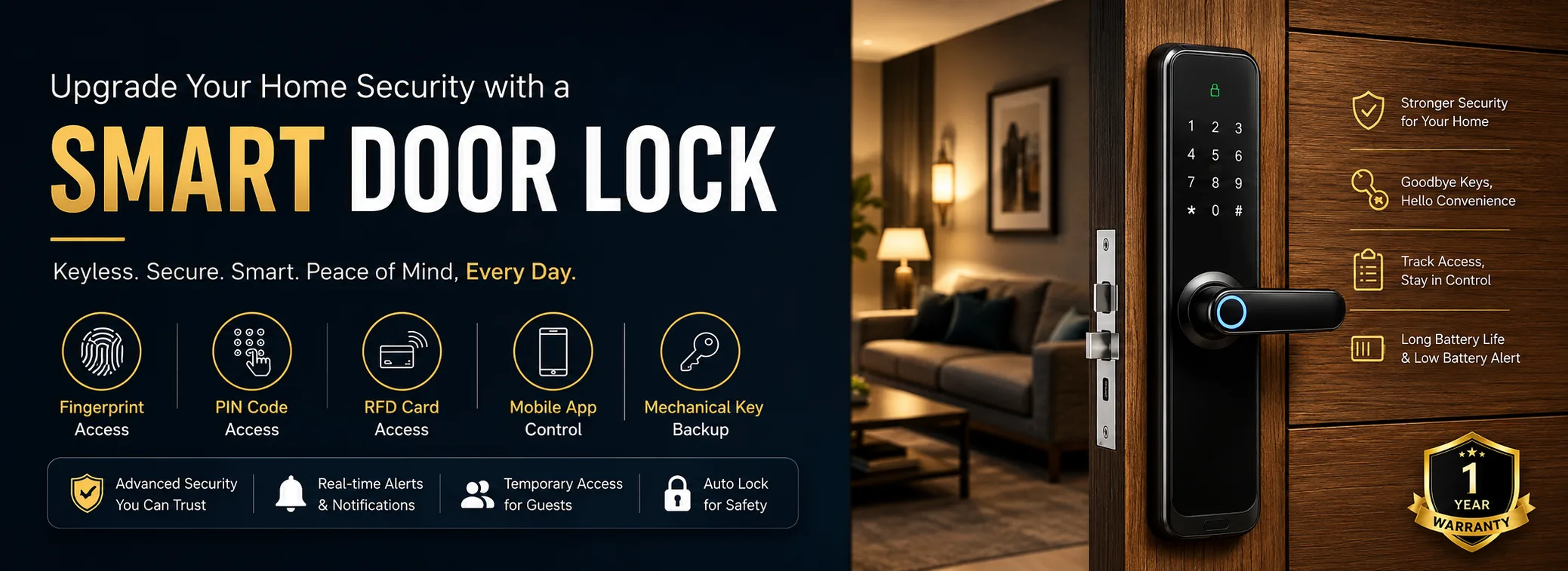 Enhance Your Home Security with a Smart Door Lock